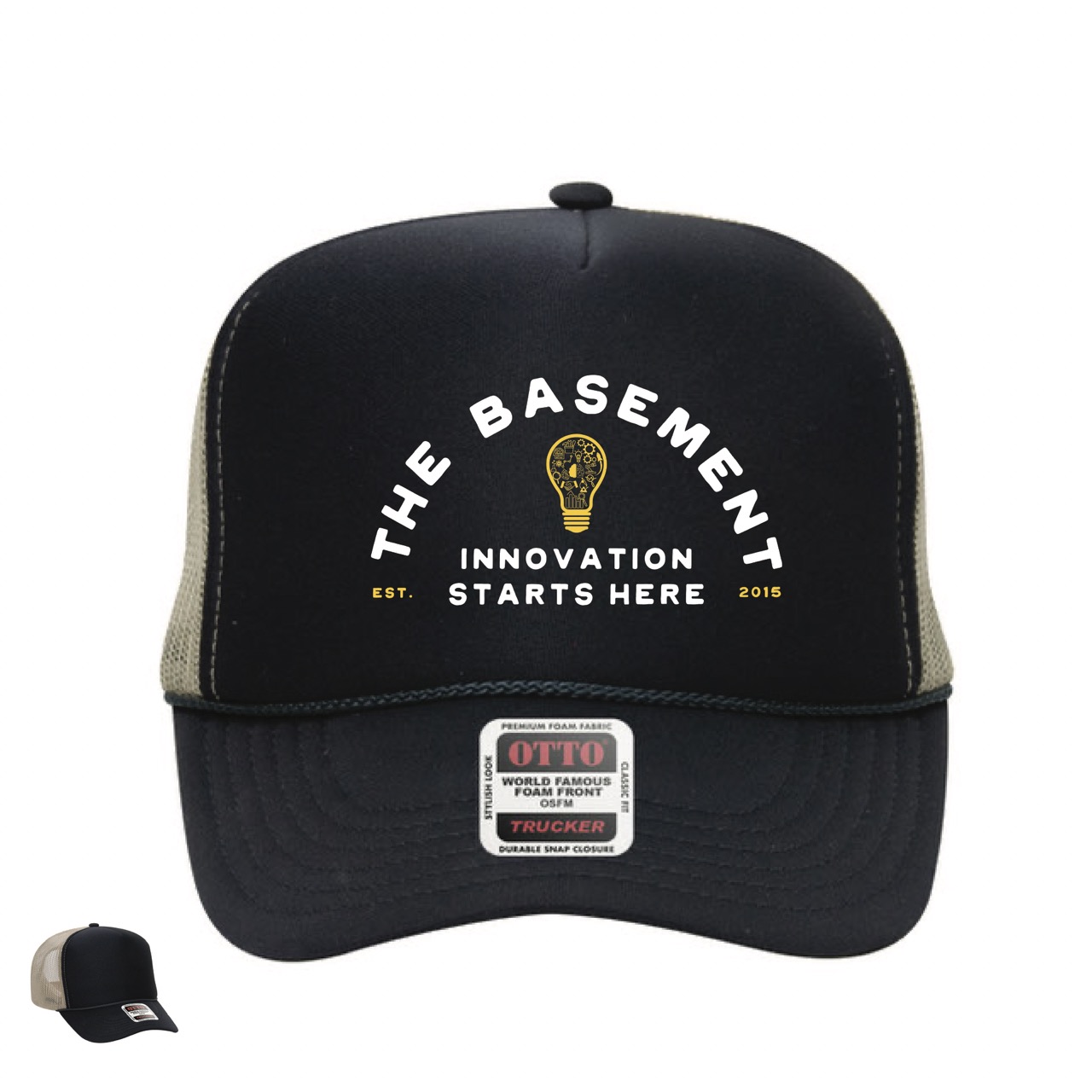 Navy Basement Trucker Cap