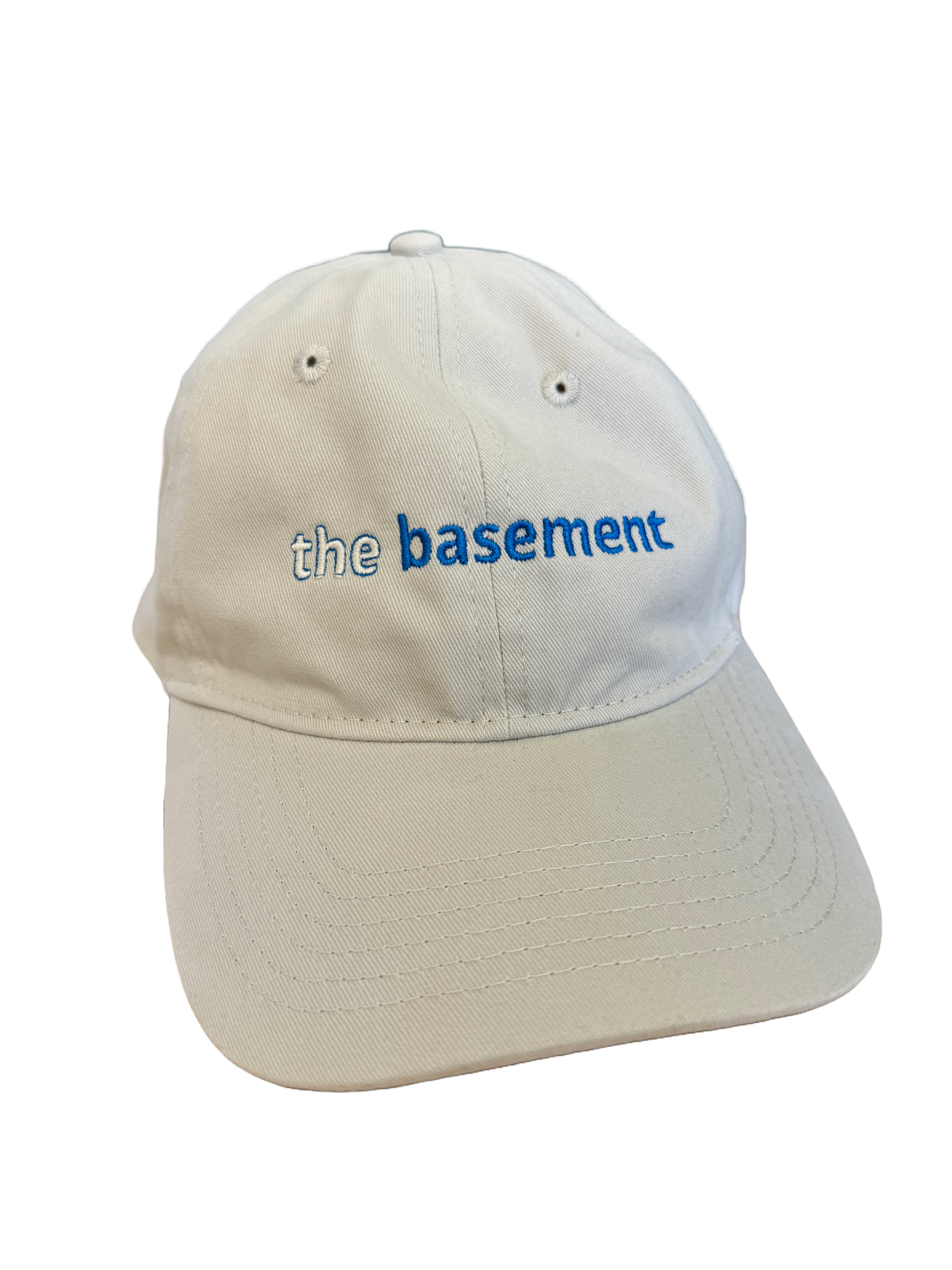 Embroidered Basement Twill Dad Hat - Tan